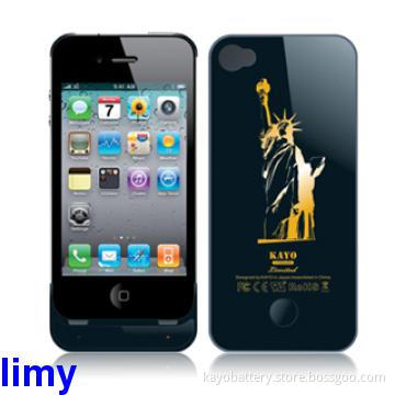 Iphone ipad 1700mAh External battery lithium rechargeable battery